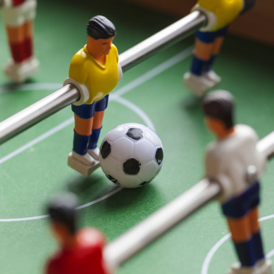 foosball table soccer .sport teame football players